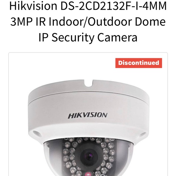 Hikvision Other - Hikvision White Dome Surveillance Camera with IR LEDs-  2
